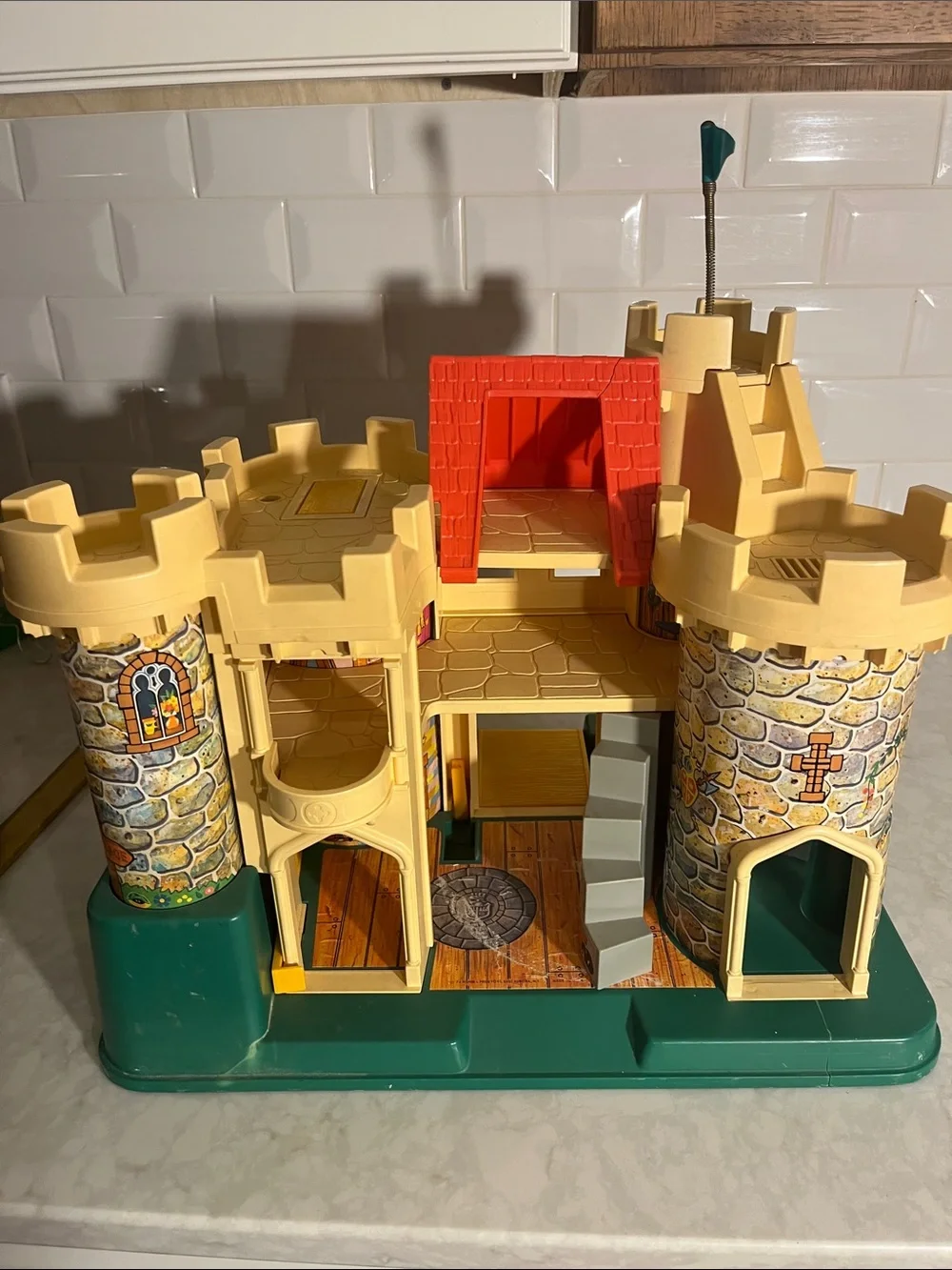 Vintage Fisher Price Play Family Castle #993 Rare